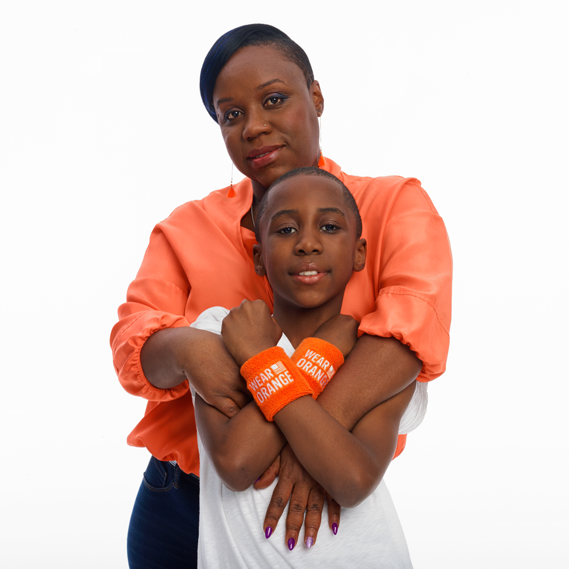 Natasha and Christopher, gun violence survivors